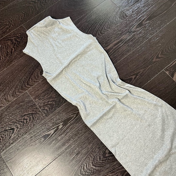Tight Midi Length Cotton Sleeveless T-Shirt Dress - Size Small - Picture 1 of 5